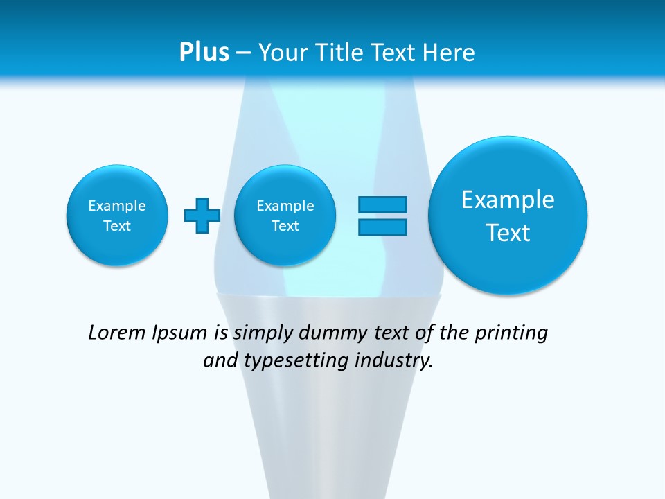 Motion Desk Blobs PowerPoint Template