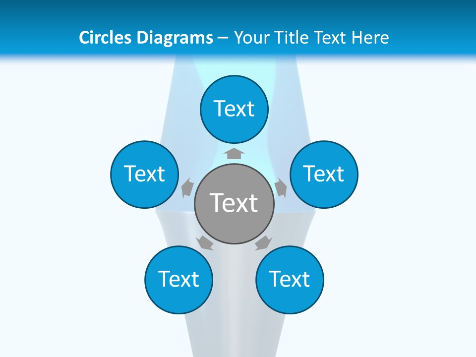 Motion Desk Blobs PowerPoint Template