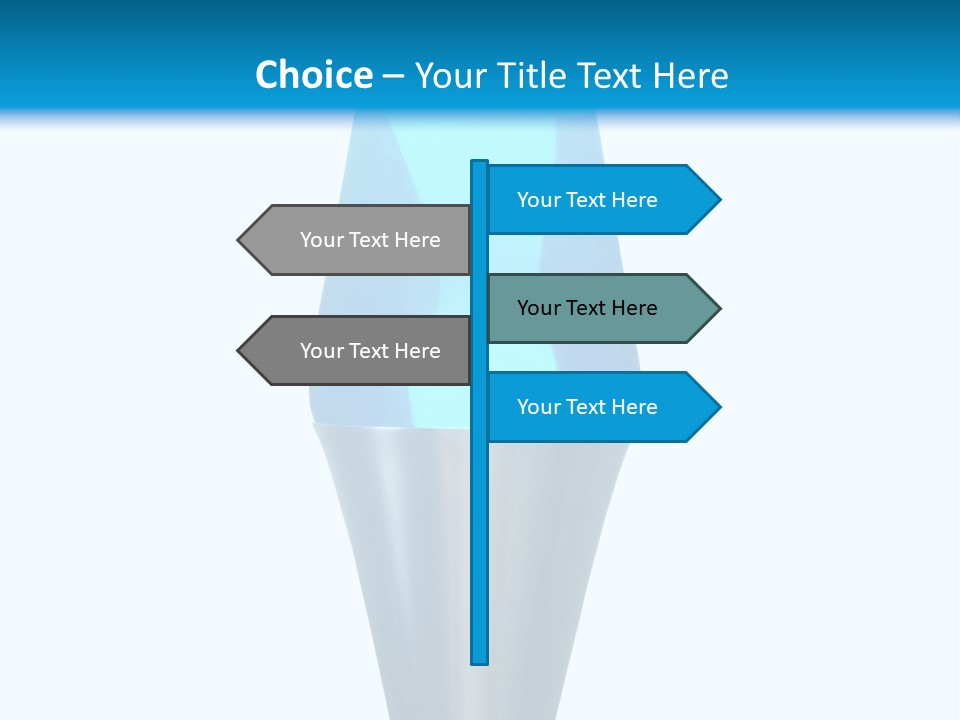 Motion Desk Blobs PowerPoint Template