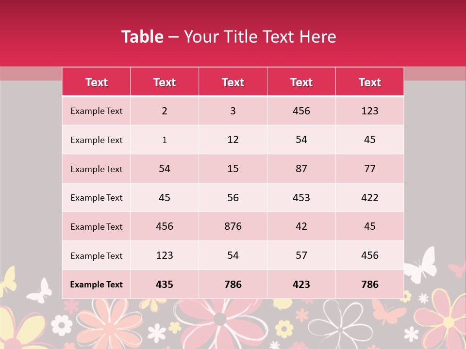 Abstract Nature Drawing PowerPoint Template