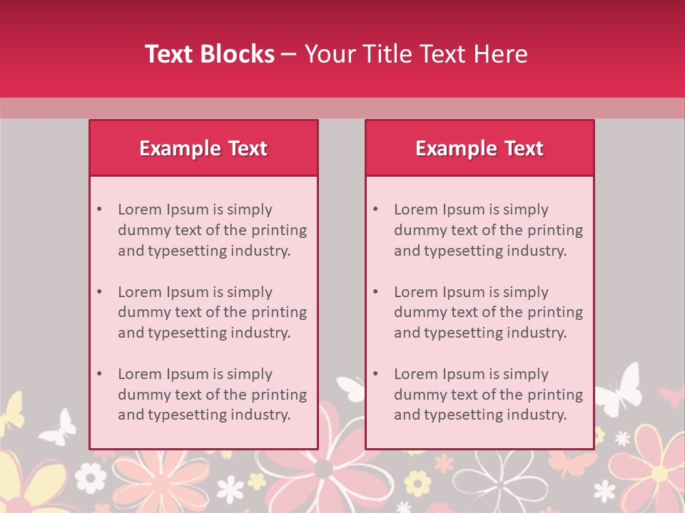 Abstract Nature Drawing PowerPoint Template