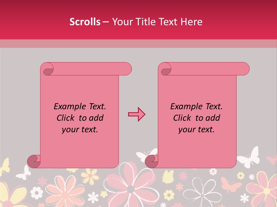 Abstract Nature Drawing PowerPoint Template