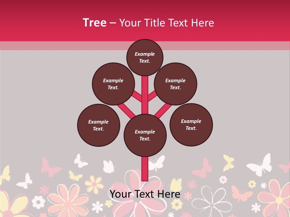 Abstract Nature Drawing PowerPoint Template
