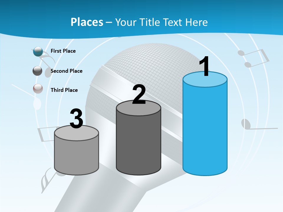 Flying Beach Environment PowerPoint Template