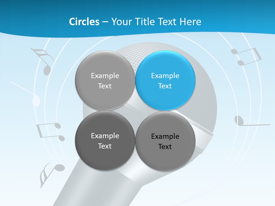 Flying Beach Environment PowerPoint Template