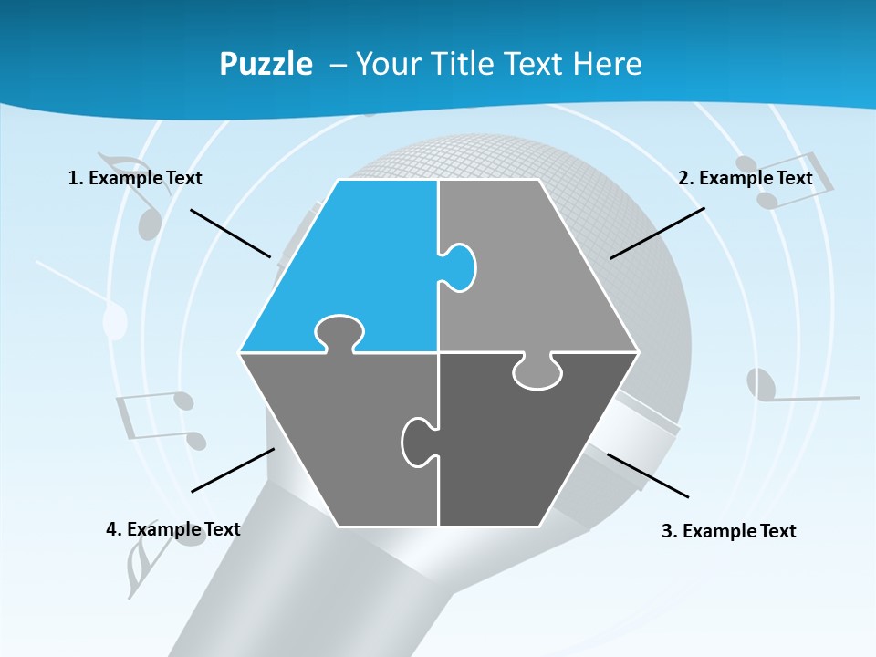 Flying Beach Environment PowerPoint Template