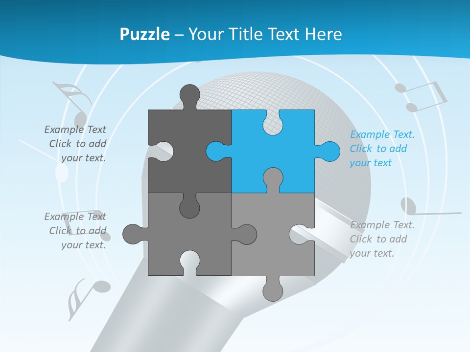 Flying Beach Environment PowerPoint Template