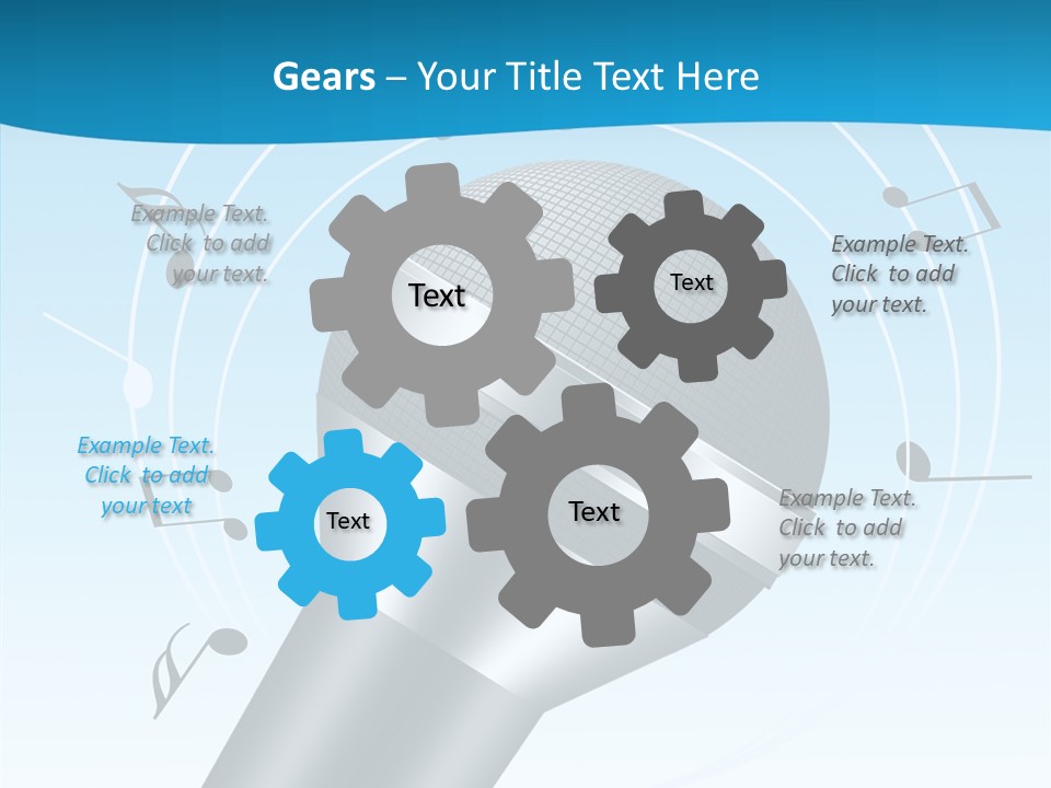 Flying Beach Environment PowerPoint Template