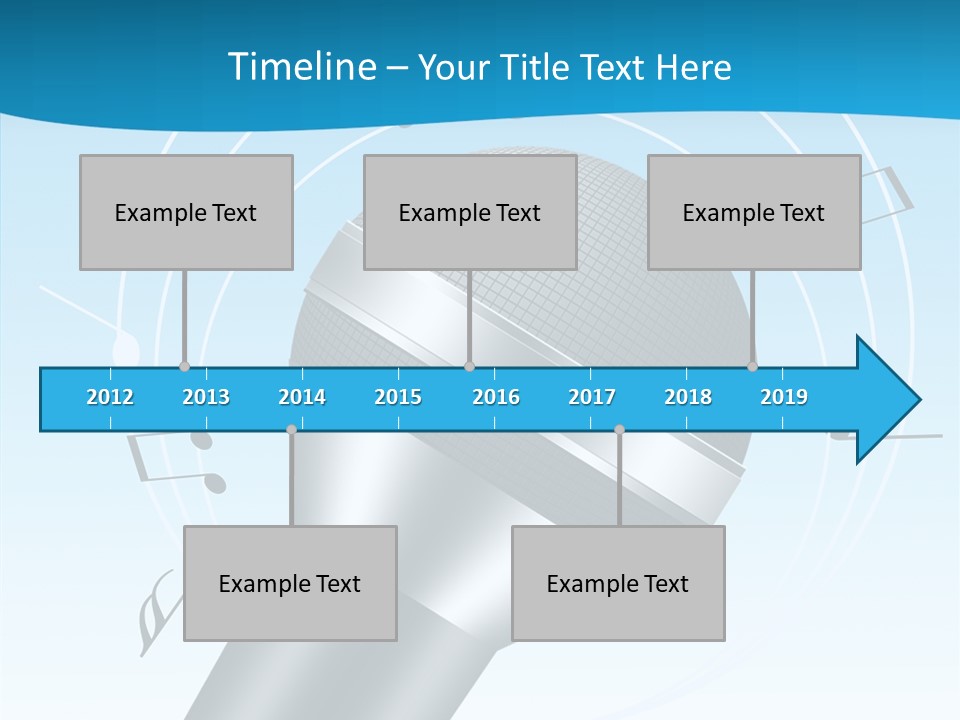Flying Beach Environment PowerPoint Template