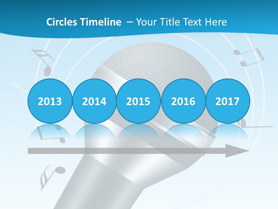 Flying Beach Environment PowerPoint Template