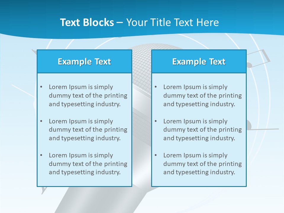 Flying Beach Environment PowerPoint Template