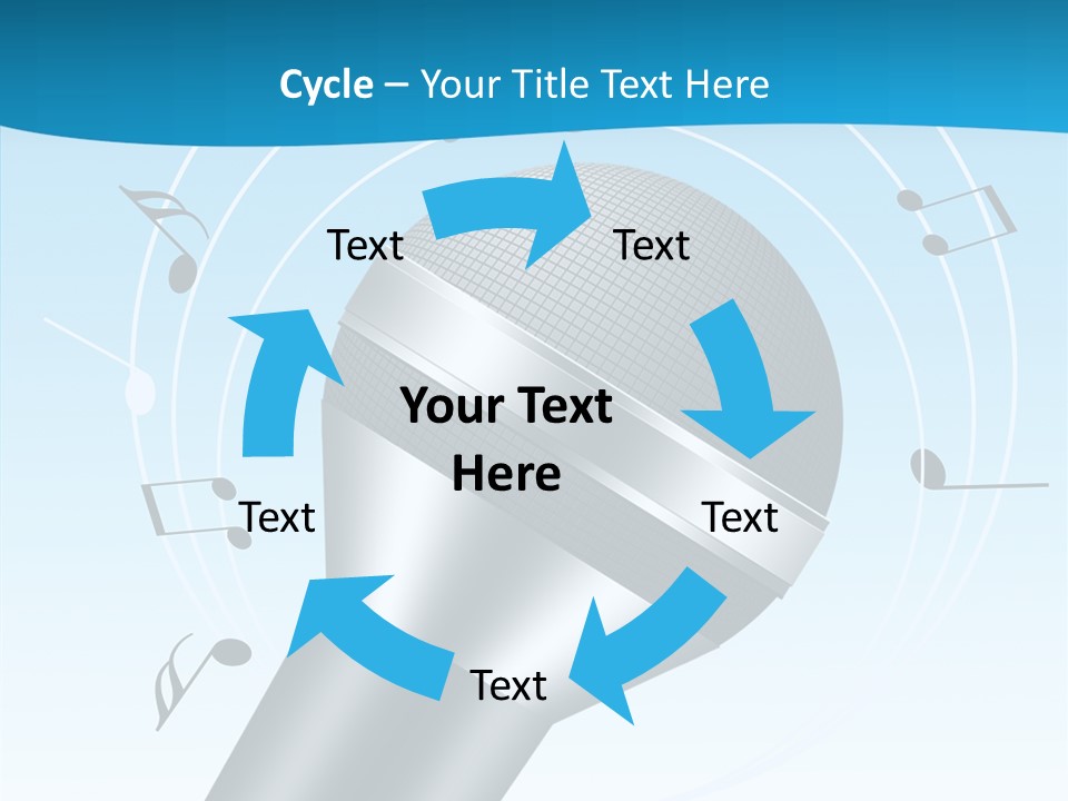 Flying Beach Environment PowerPoint Template