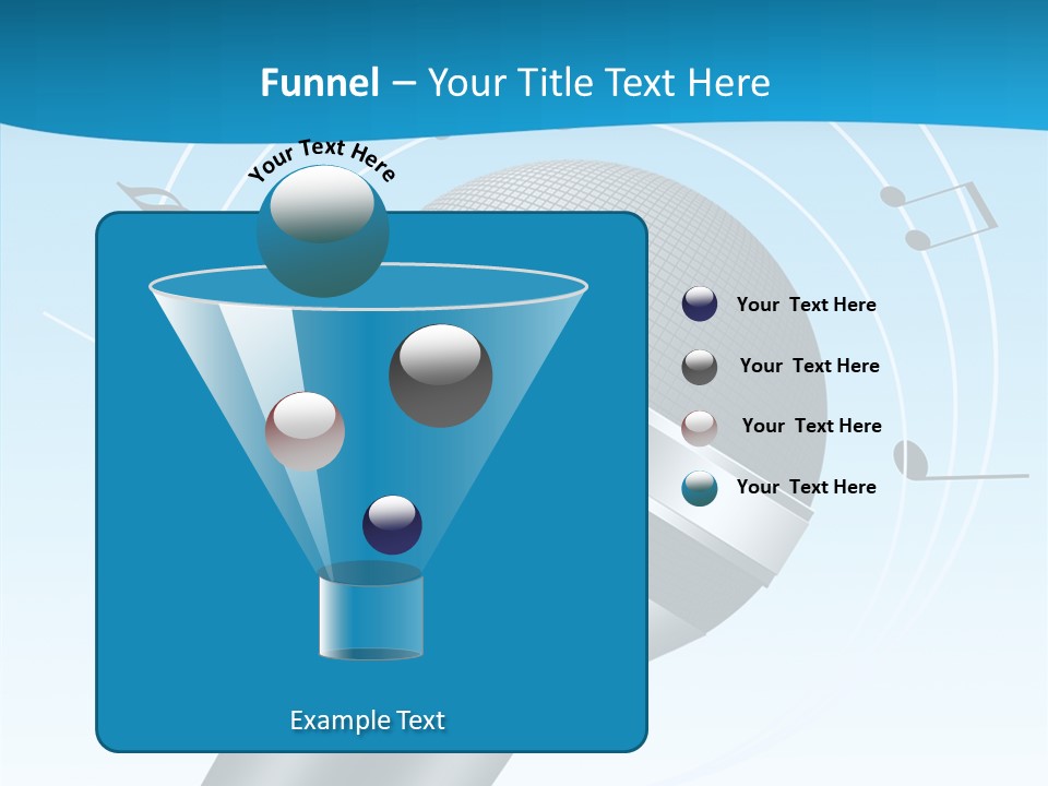 Flying Beach Environment PowerPoint Template