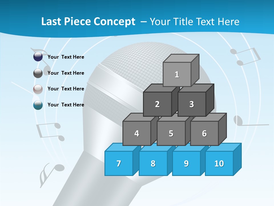 Flying Beach Environment PowerPoint Template