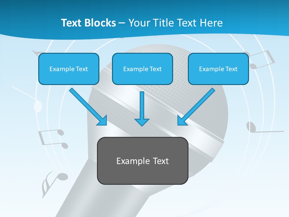 Flying Beach Environment PowerPoint Template