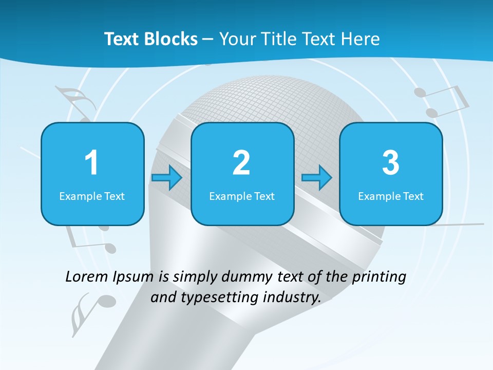 Flying Beach Environment PowerPoint Template