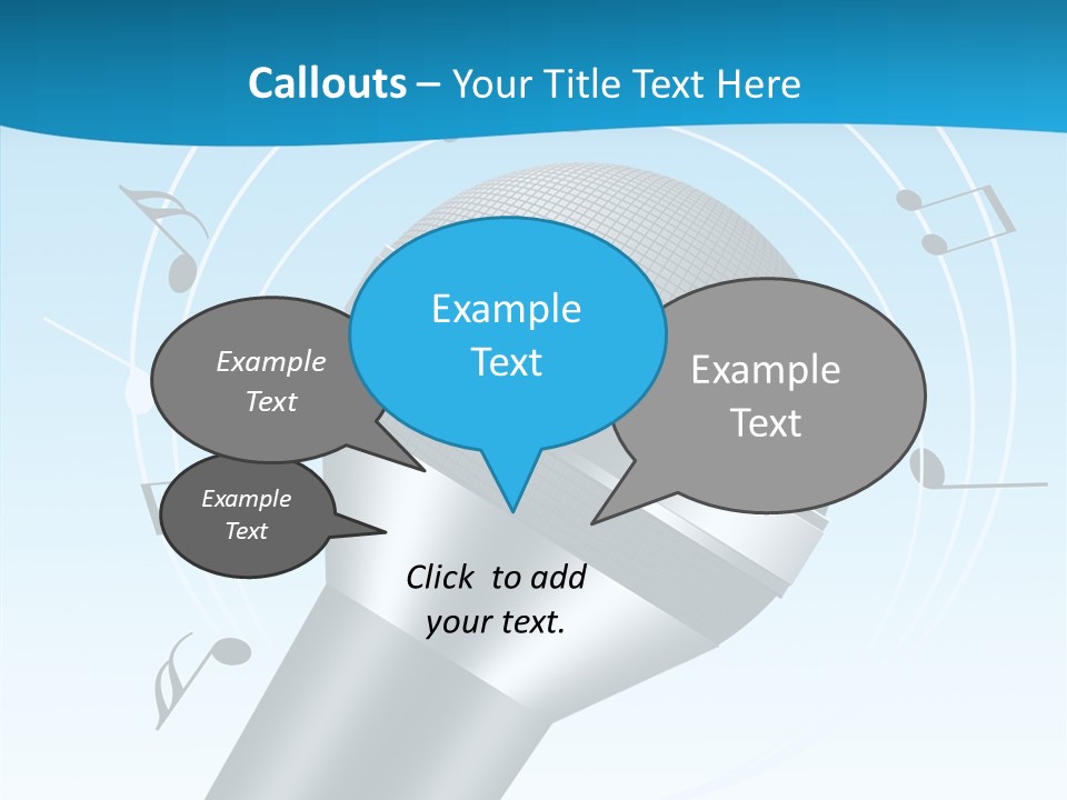 Flying Beach Environment PowerPoint Template