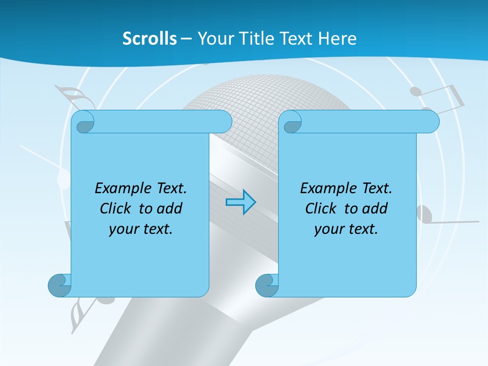 Flying Beach Environment PowerPoint Template