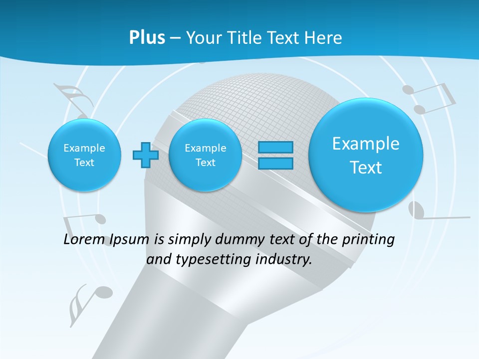 Flying Beach Environment PowerPoint Template