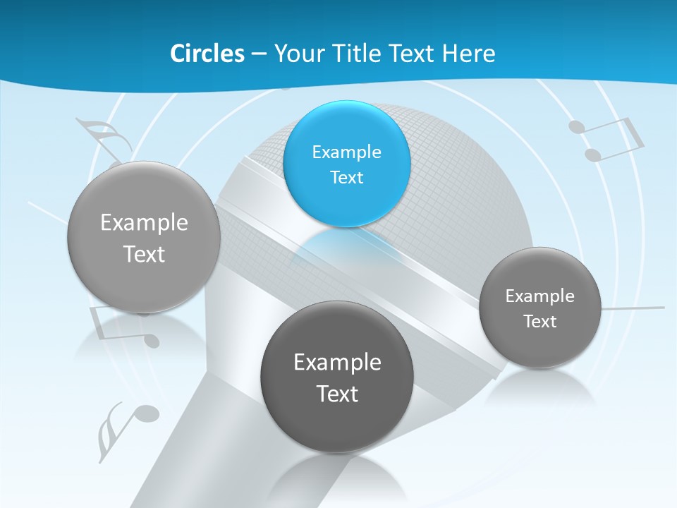 Flying Beach Environment PowerPoint Template