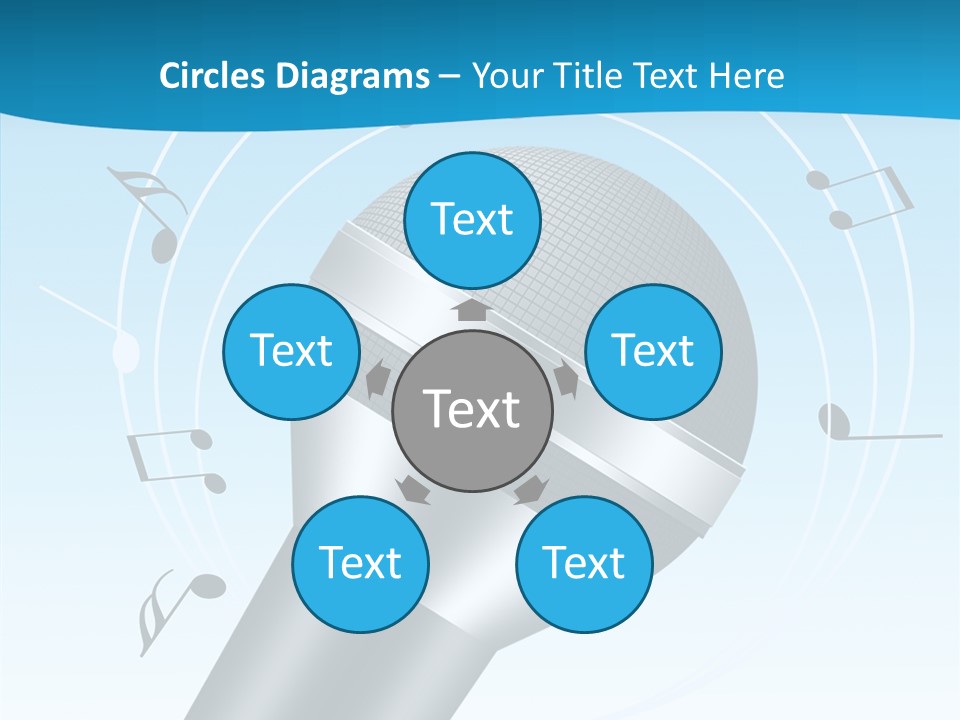 Flying Beach Environment PowerPoint Template