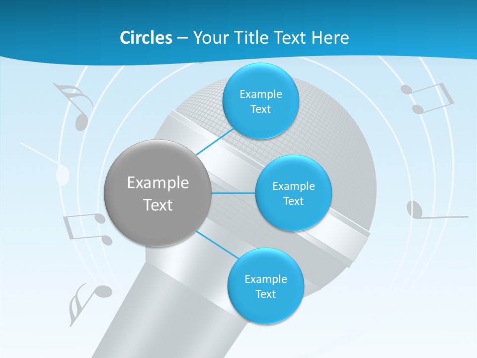 Flying Beach Environment PowerPoint Template
