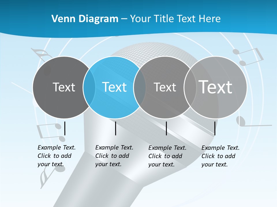 Flying Beach Environment PowerPoint Template