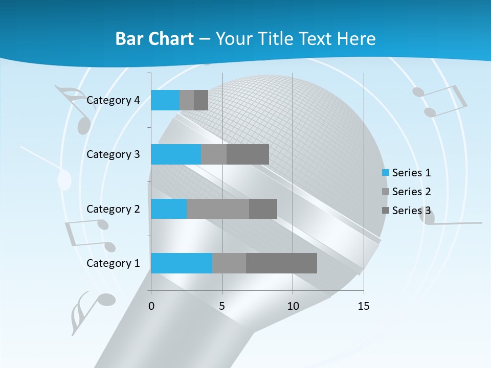 Flying Beach Environment PowerPoint Template