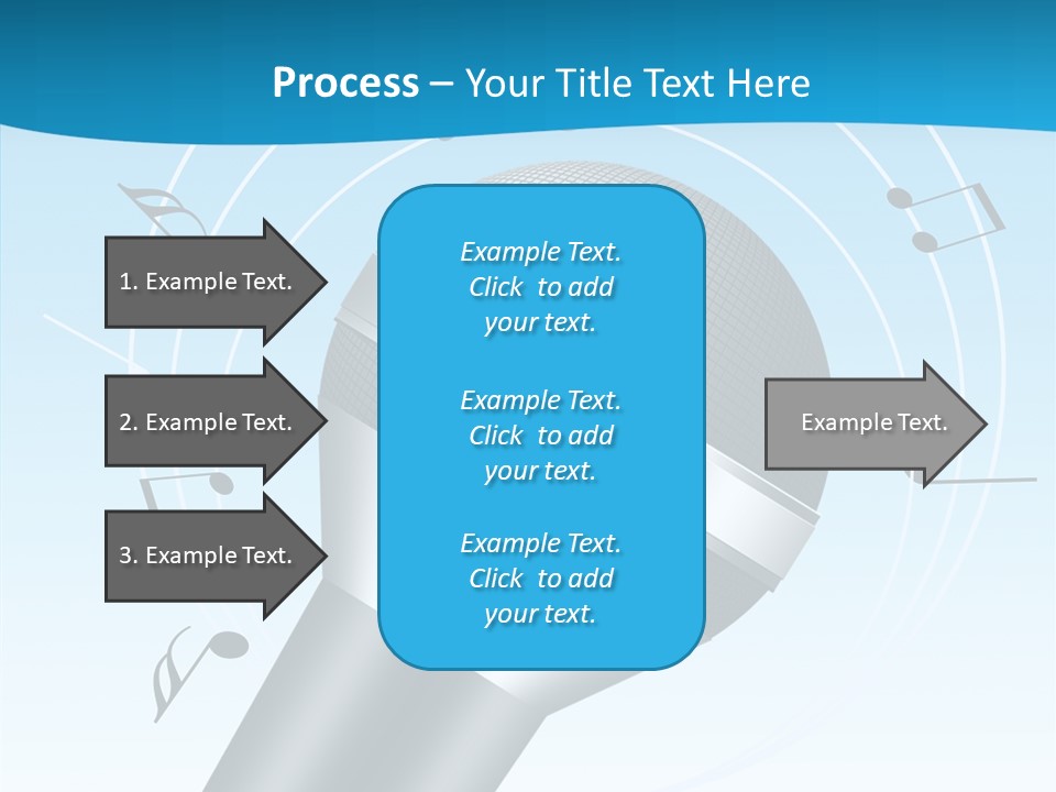 Flying Beach Environment PowerPoint Template