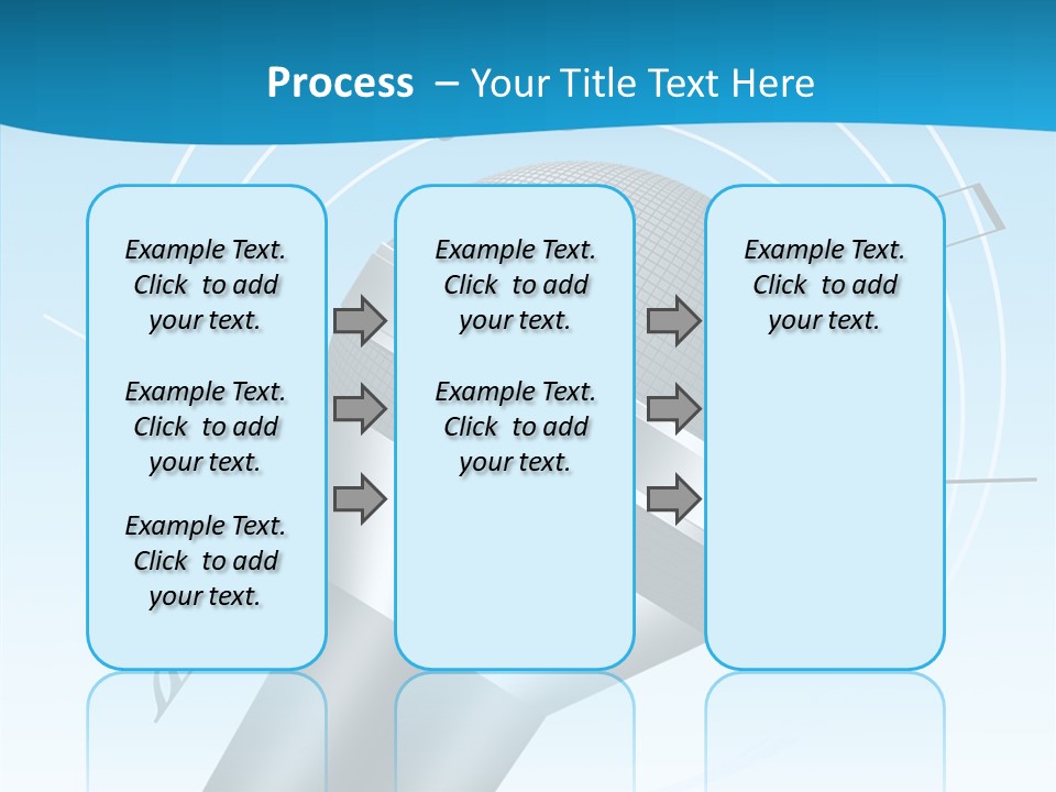 Flying Beach Environment PowerPoint Template