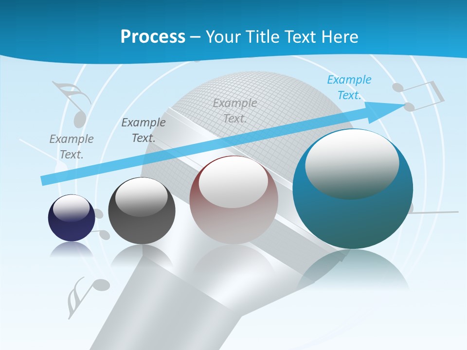 Flying Beach Environment PowerPoint Template