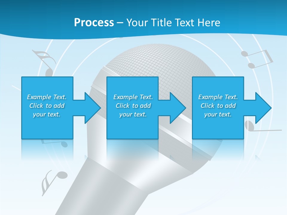 Flying Beach Environment PowerPoint Template