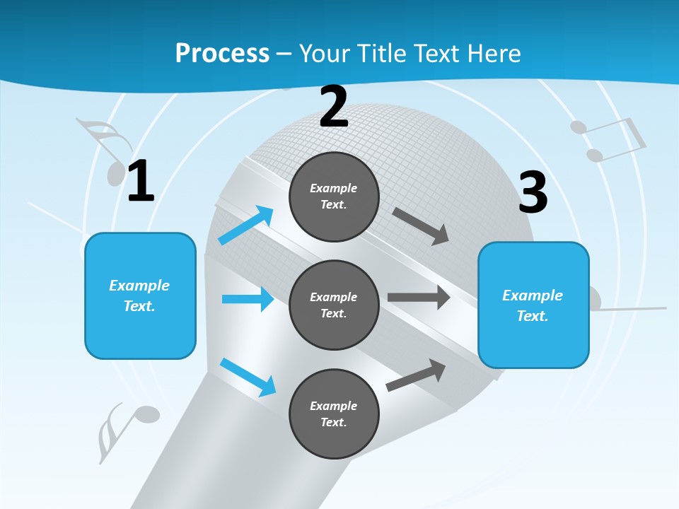 Flying Beach Environment PowerPoint Template