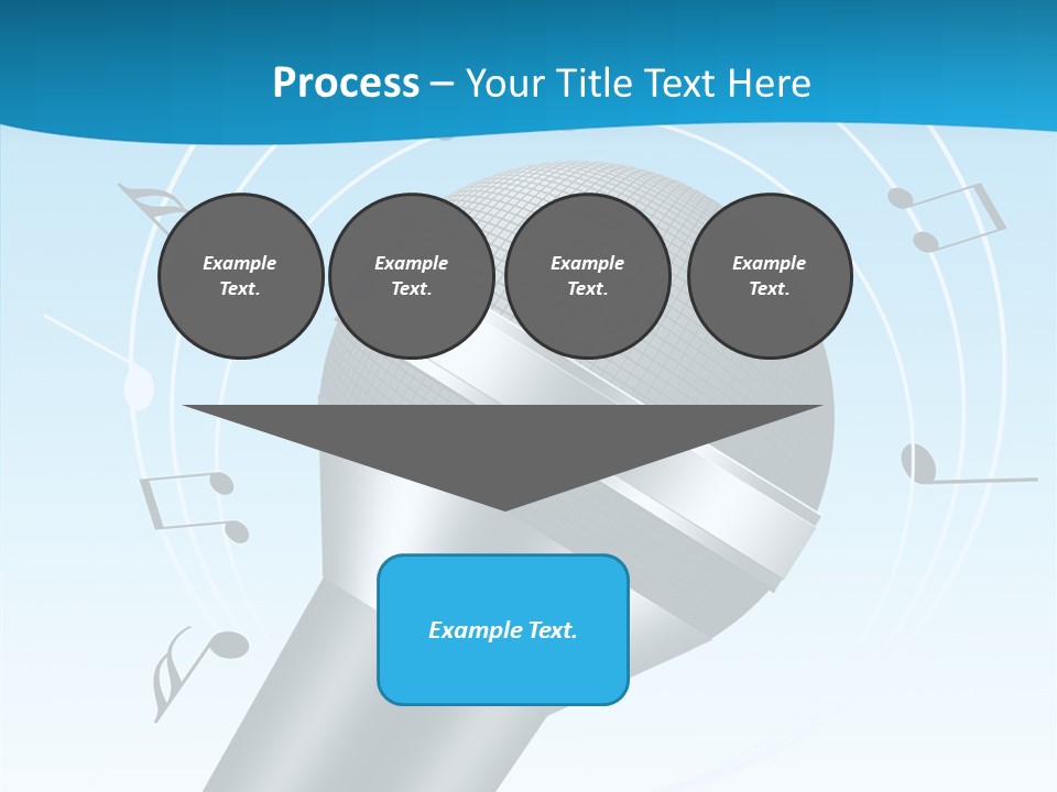 Flying Beach Environment PowerPoint Template