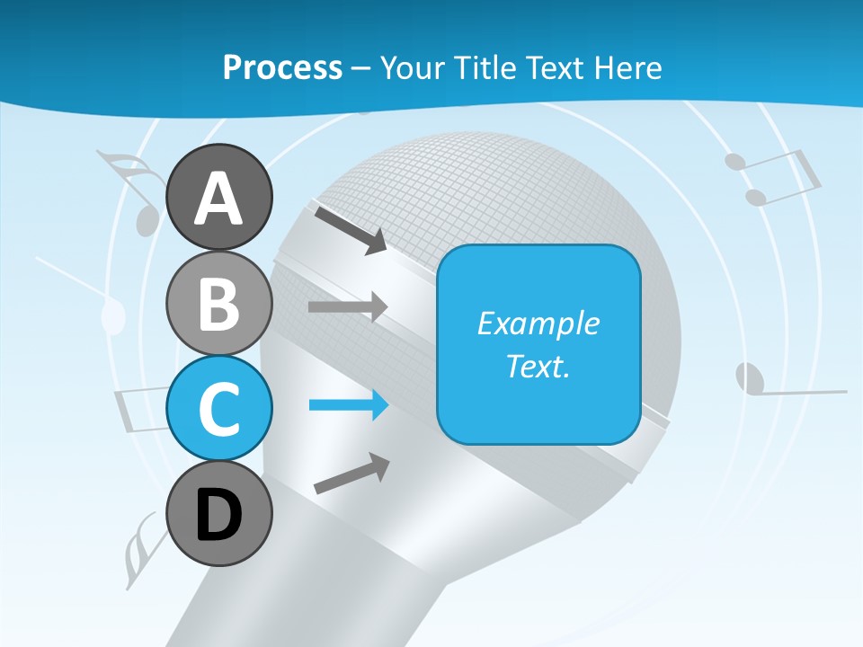 Flying Beach Environment PowerPoint Template
