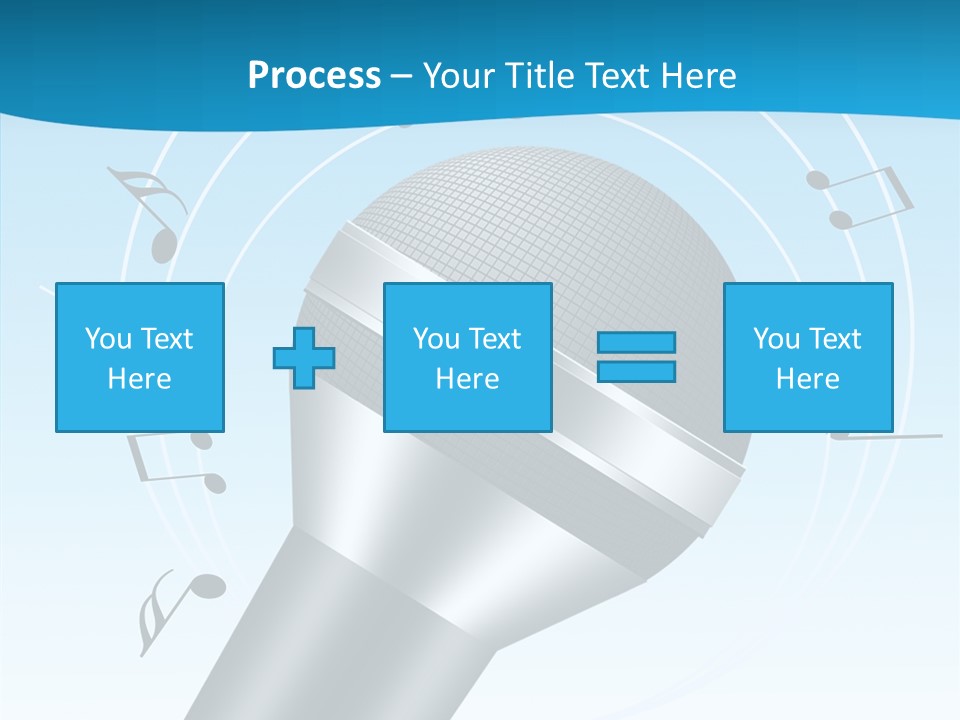 Flying Beach Environment PowerPoint Template