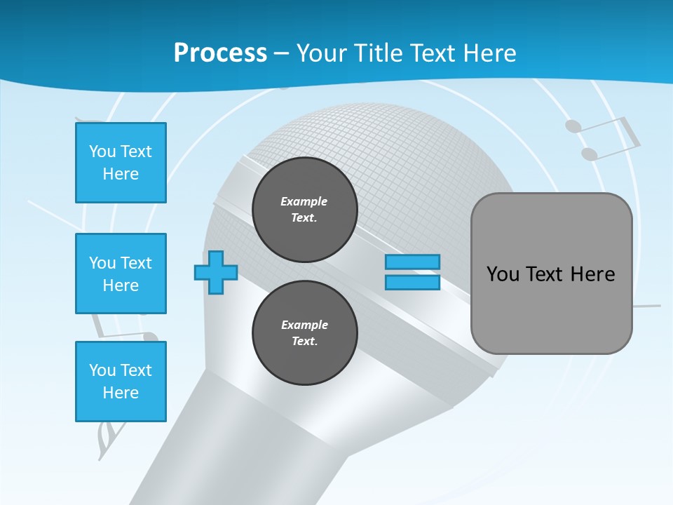 Flying Beach Environment PowerPoint Template