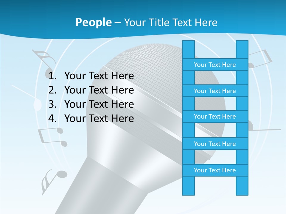 Flying Beach Environment PowerPoint Template
