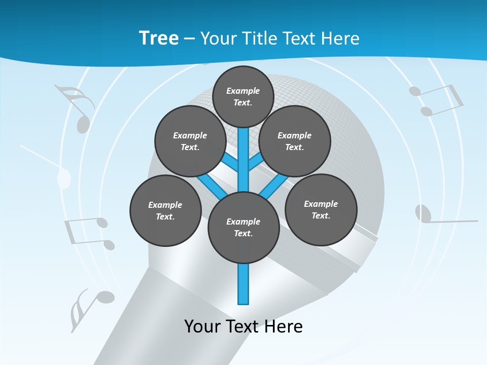 Flying Beach Environment PowerPoint Template