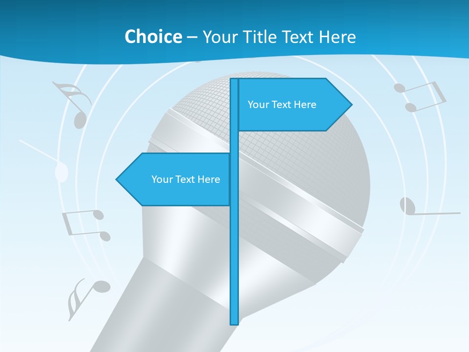 Flying Beach Environment PowerPoint Template