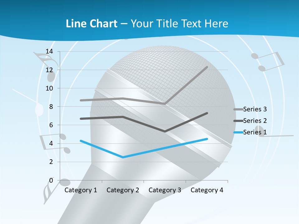 Flying Beach Environment PowerPoint Template
