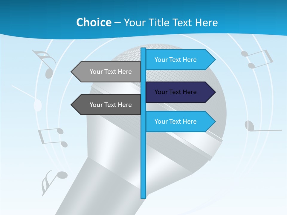 Flying Beach Environment PowerPoint Template