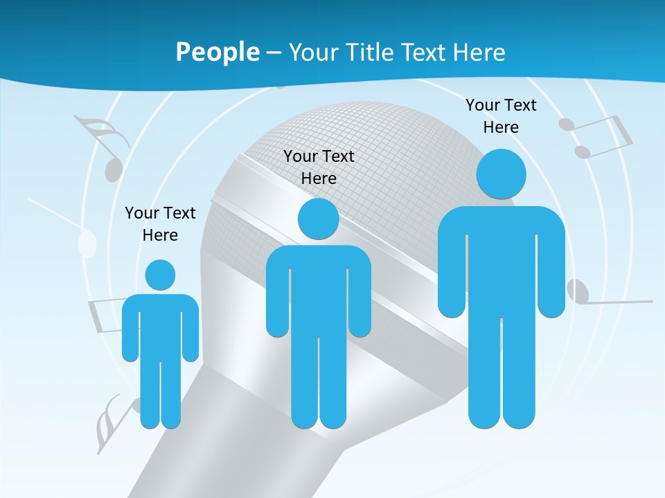 Flying Beach Environment PowerPoint Template