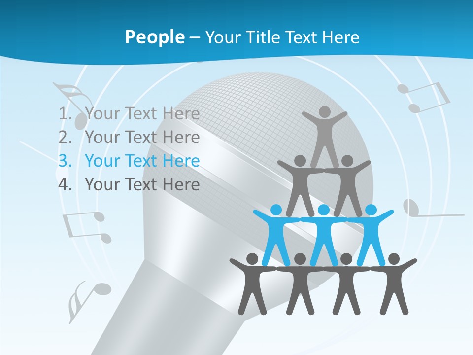 Flying Beach Environment PowerPoint Template