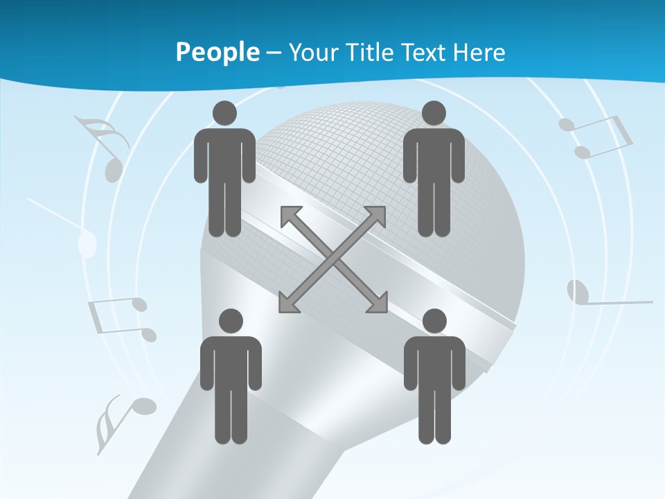 Flying Beach Environment PowerPoint Template