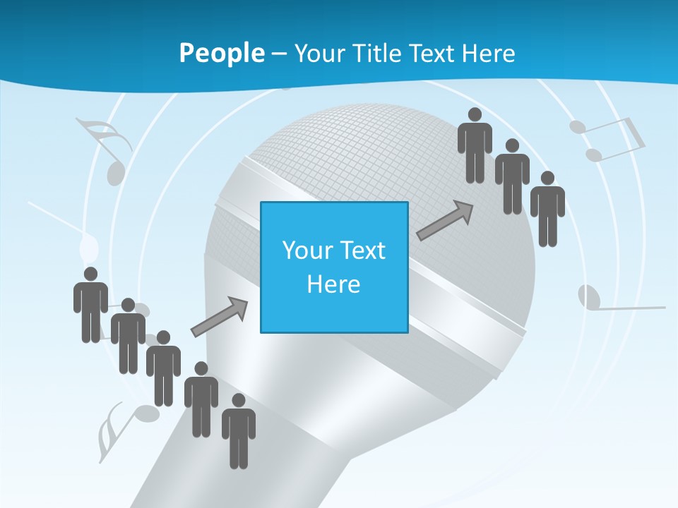 Flying Beach Environment PowerPoint Template