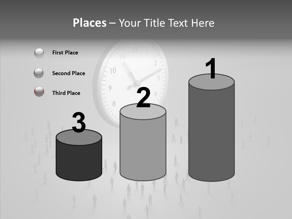 Small Life Businessman PowerPoint Template