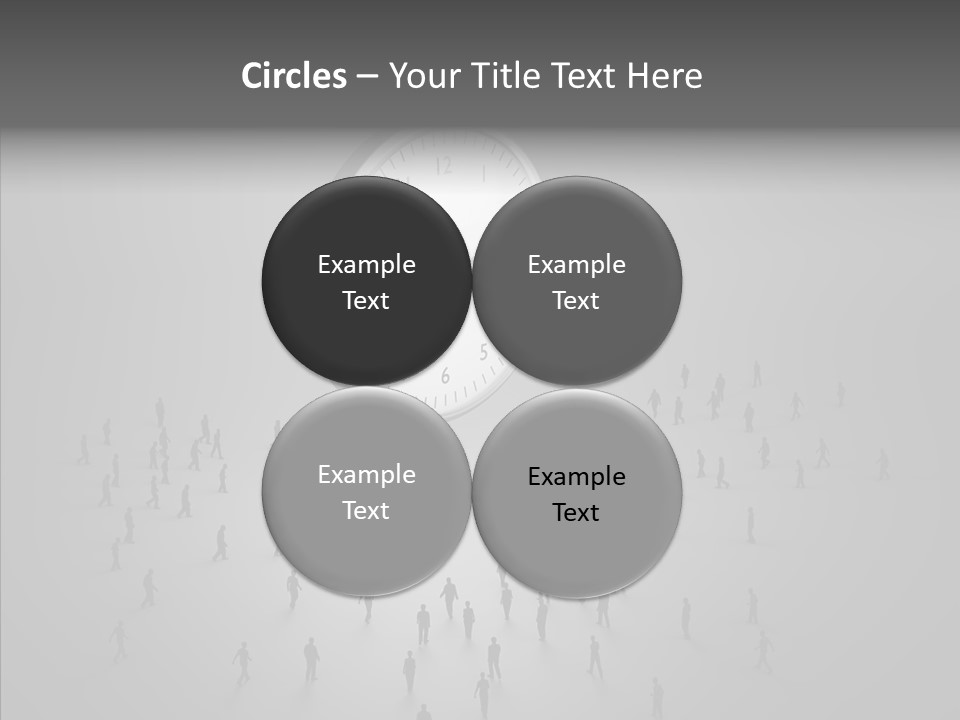 Small Life Businessman PowerPoint Template