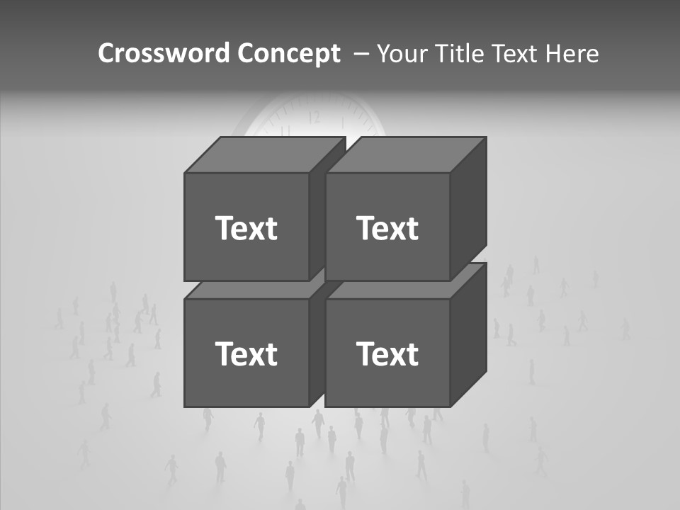 Small Life Businessman PowerPoint Template
