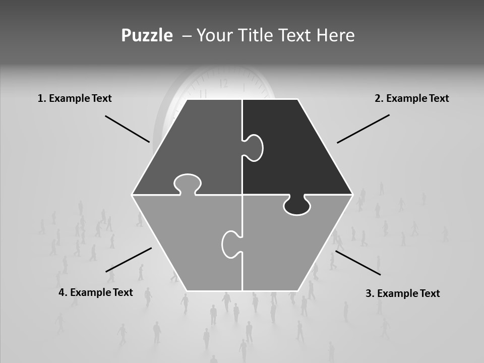 Small Life Businessman PowerPoint Template